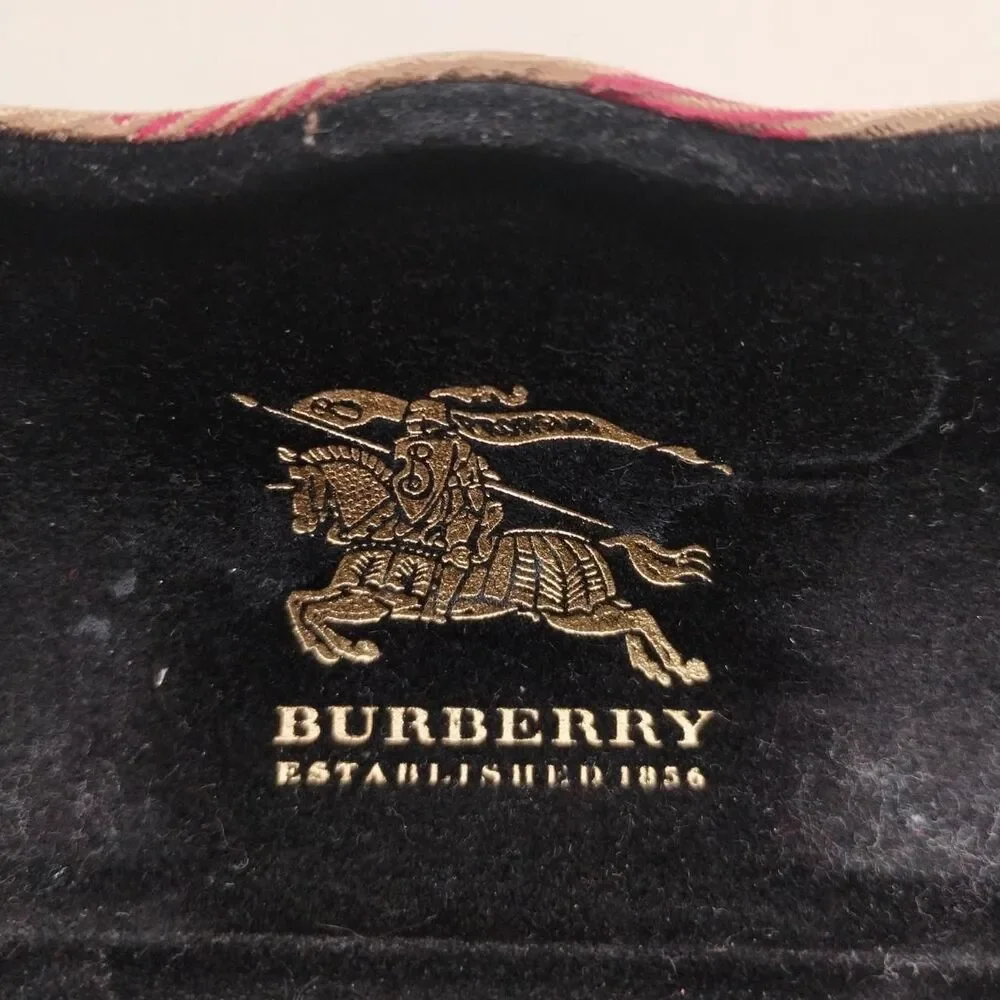Burberry Black Glasses Half Rim Glasses Frames. With Prescription Lenses